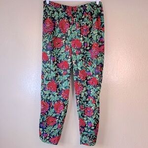 Victorias Secret Gold Label Floral Print Cottagecore Pajama Pants Size S